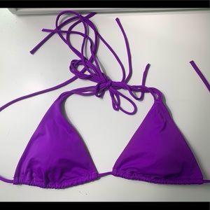 Victoria’s Secret Purple Triangle Top PINK Swim